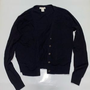 Black Button throw over